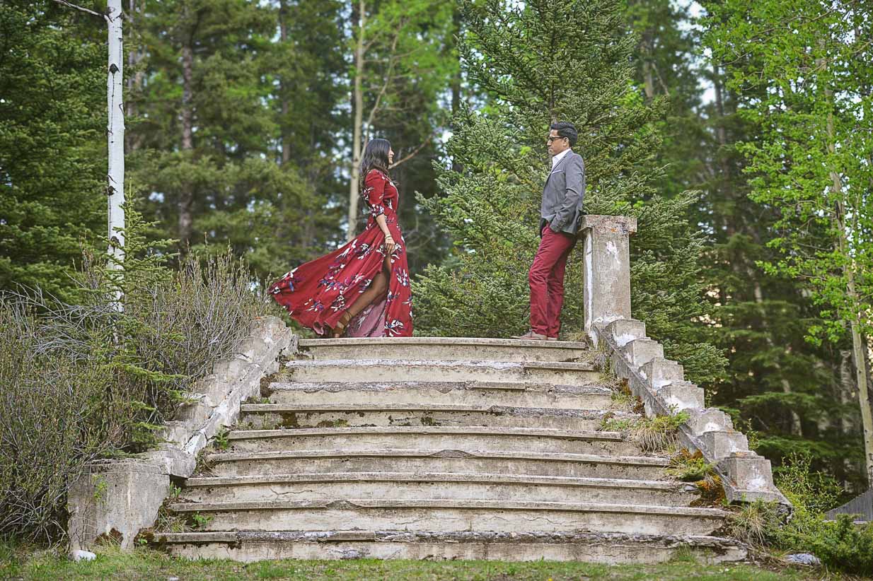 Banff Indian Engagement | Calgary Engagement Photographer | SLIVER Photography
