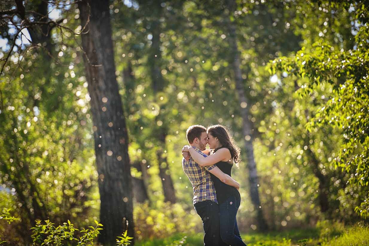Couple in the Spring | Calgary Engagement Photographer | SLIVER Photography