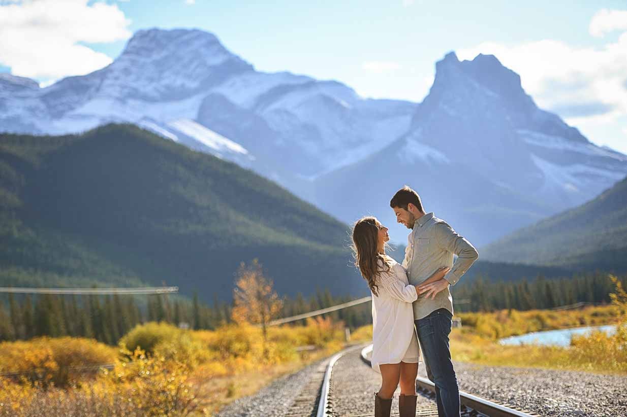 Mountain Engagement | Calgary Engagement Photographer | SLIVER Photography