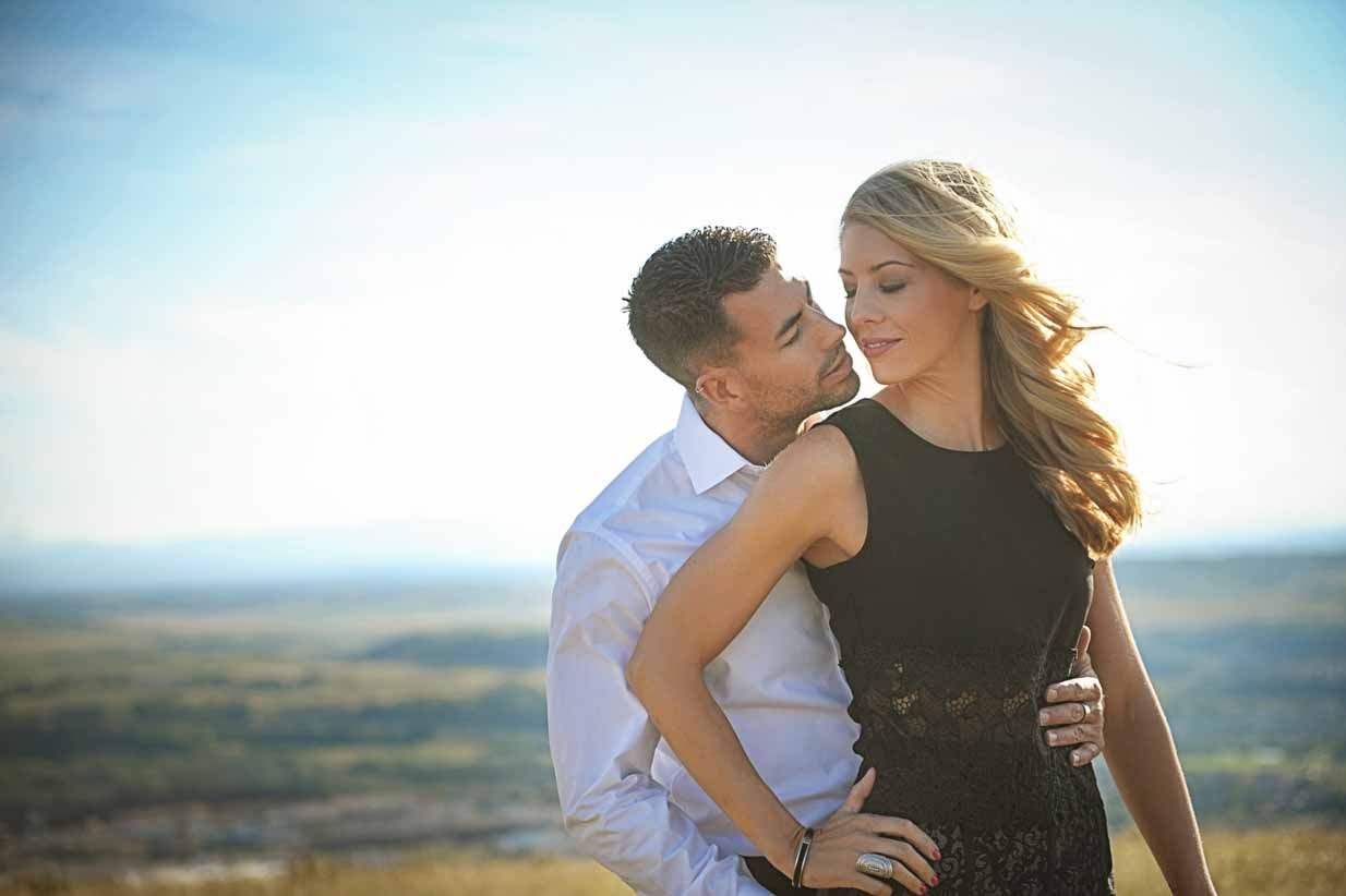 Couple in the Wind | Calgary Engagement Photographer | SLIVER Photography
