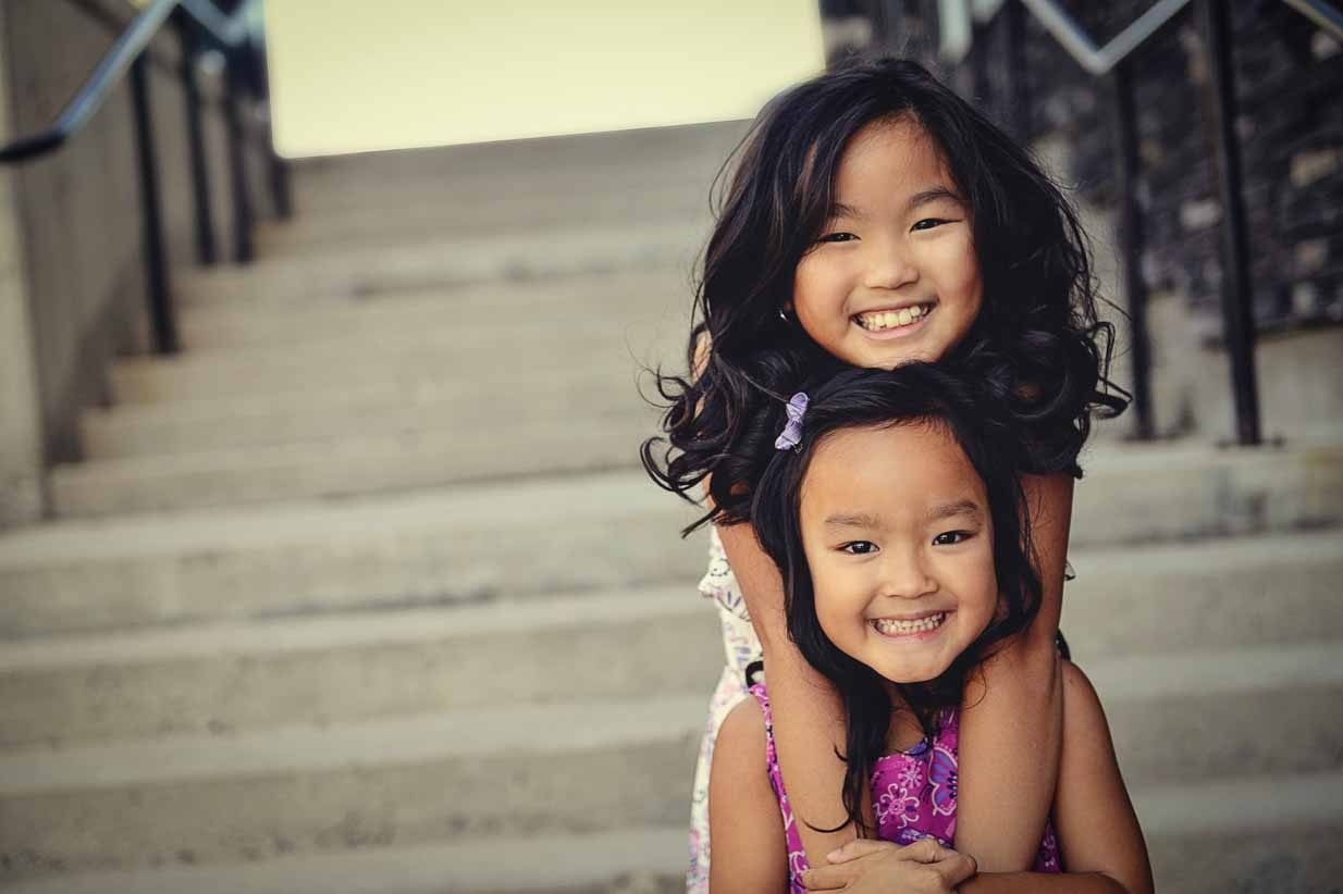 Sisters | Calgary Family Photographer | SLIVER Photography