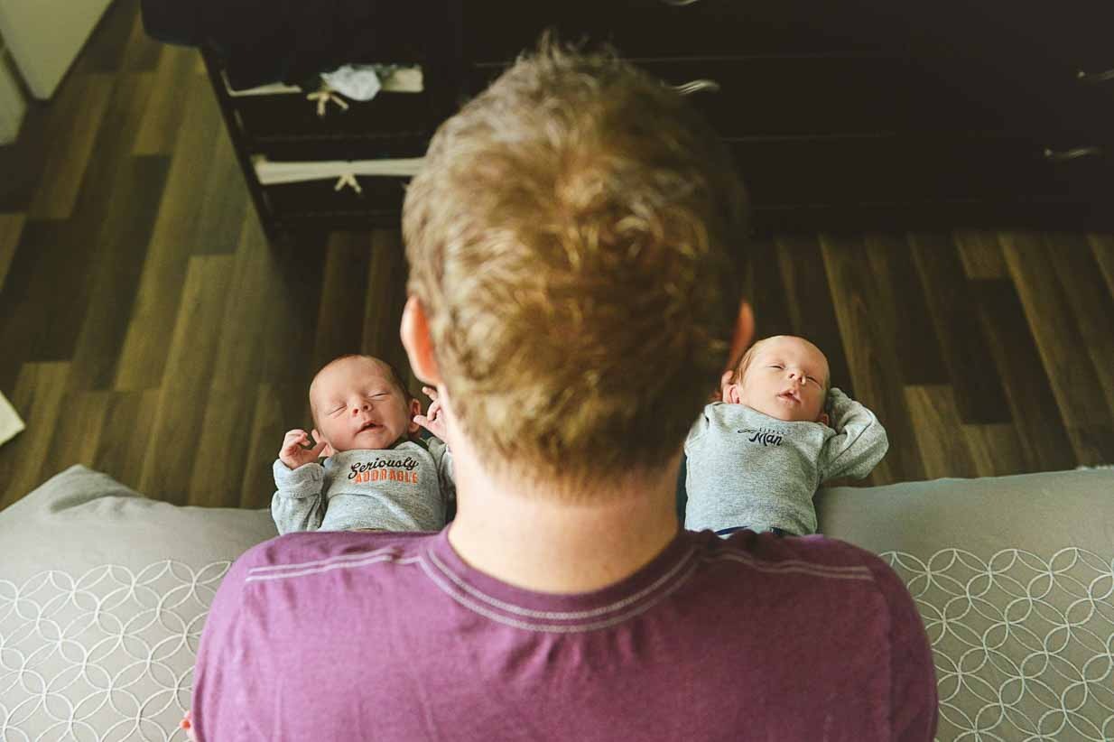 Twin Boys | Calgary Newborn Photographer | SLIVER Photography