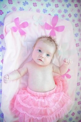 Newborn girl in tutu | Calgary Newborn Photographer | SLIVER Photography