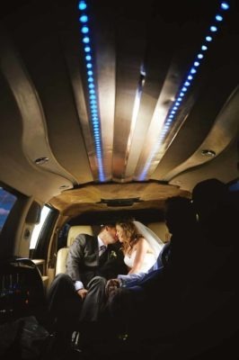 Limo Kiss | Destination Wedding Photographer | SLIVER Photography