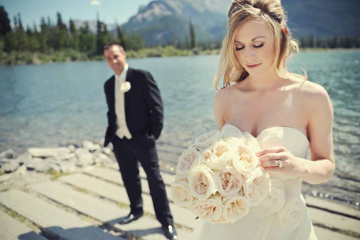 Canmore Lake Wedding | Destination Wedding Photographer | SLIVER Photography