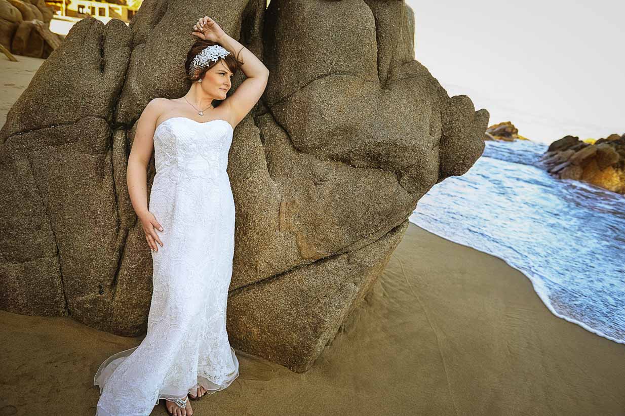 Beach Bride Redhead | Destination Wedding Photographer | SLIVER Photography