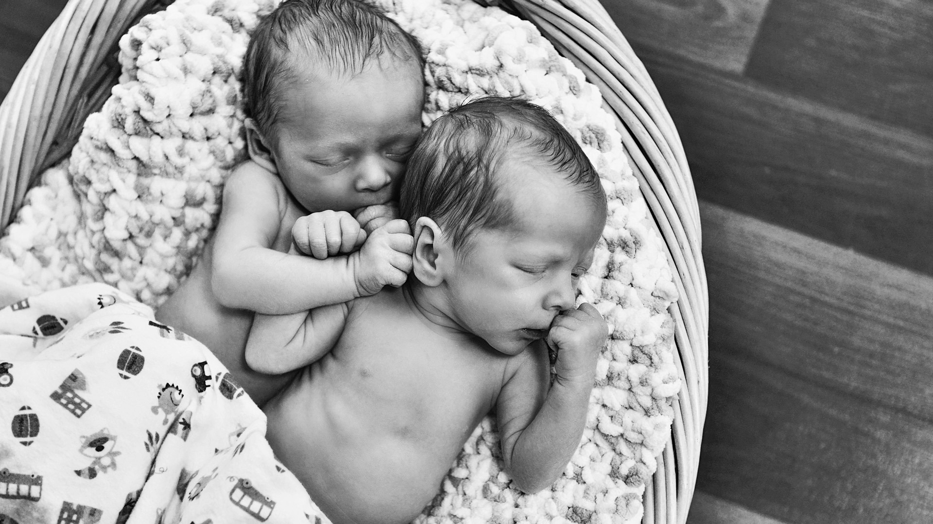 Calgary Newborn Photographer | SLIVER Photography | Twin boys