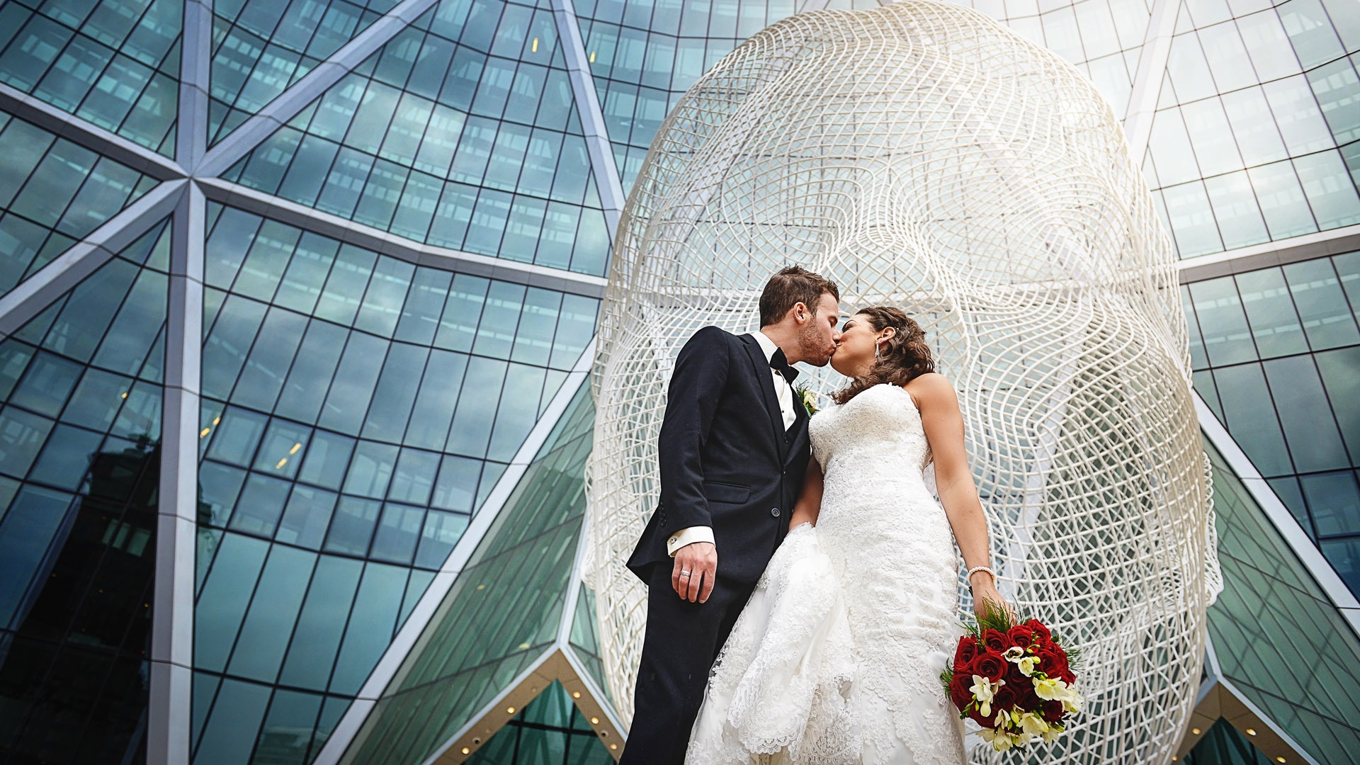 Calgary Wedding Photographer | SLIVER Photography | The Bow Building