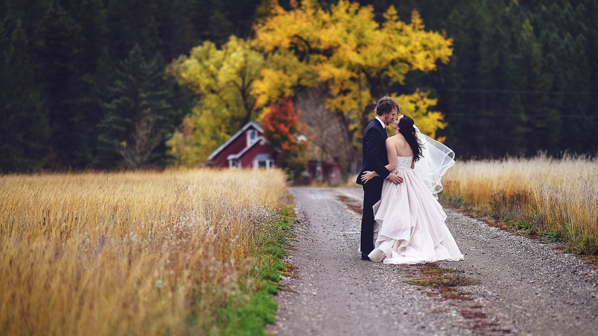 Destination Wedding Photographer | SLIVER Photography | Couple on a long road